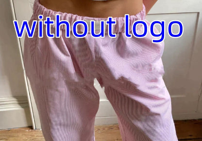 Women's Striped High-Waist Wide-Leg Pants (photo 24)