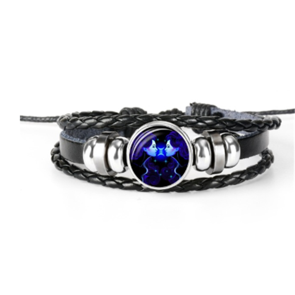 Zodiac Sign Glow-in-the-Dark Braided Bracelet (photo 14)