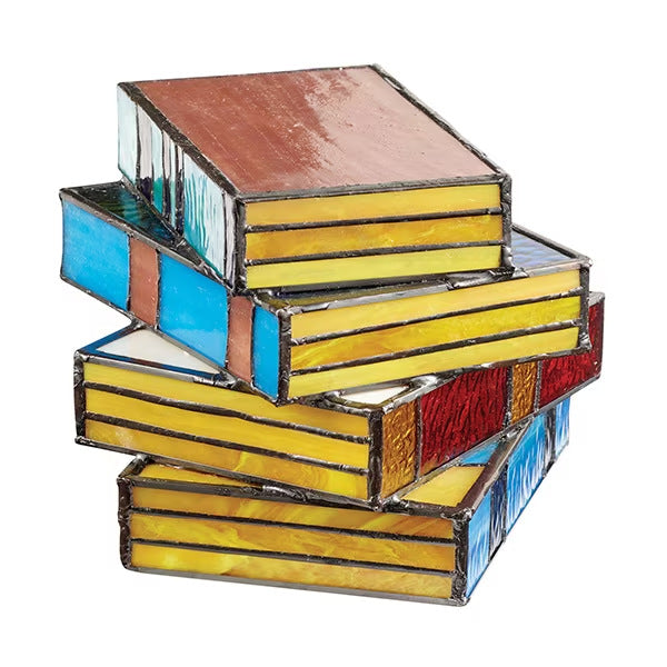 Stacked Books Decorative Table Lamp (photo 3)