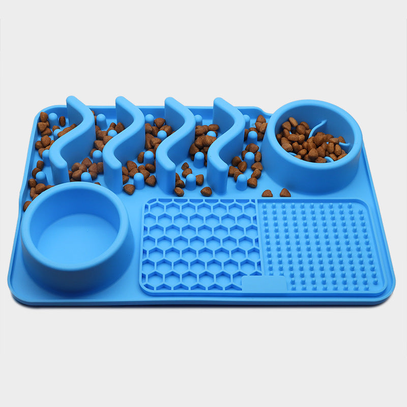 Silicone Lick Mat and Slow Feeder Bowl for Dogs, Small or Large (photo 23)