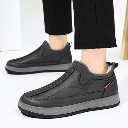 Men's Fleece-Lined Platform Snow Ankle Boots (photo 3)