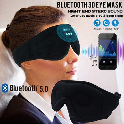 Bluetooth Sleep Mask with Built-In Headphones