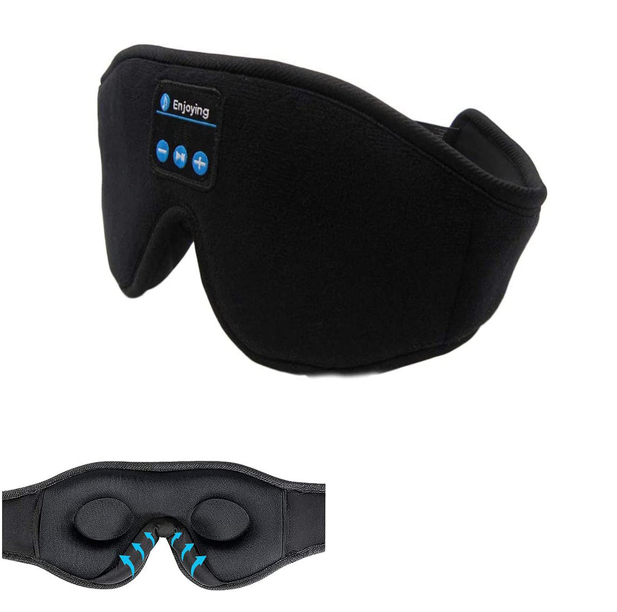 Bluetooth Sleep Mask with Built-In Headphones (photo 2)