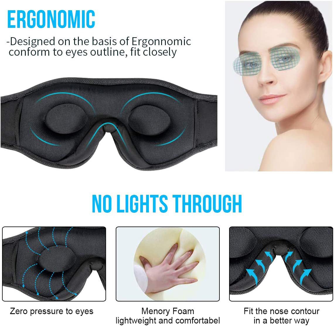 Bluetooth Sleep Mask with Built-In Headphones (photo 4)
