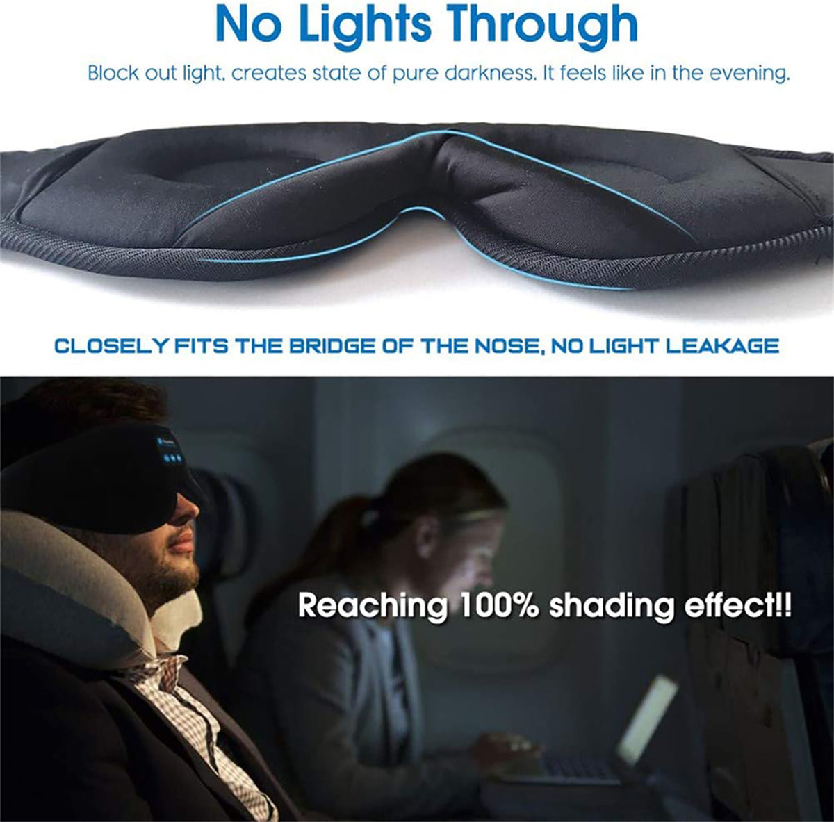 Bluetooth Sleep Mask with Built-In Headphones (photo 5)