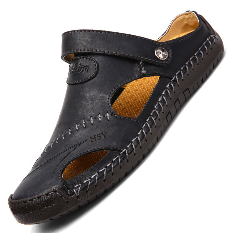 Men's Closed-Toe Adjustable Slide Sandals (photo 11)