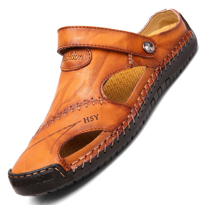 Men's Closed-Toe Adjustable Slide Sandals (photo 12)