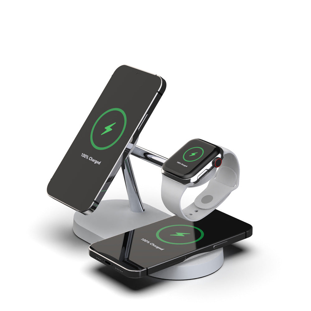5-in-1 Magnetic Wireless Charging Stand with Night Light (photo 2)