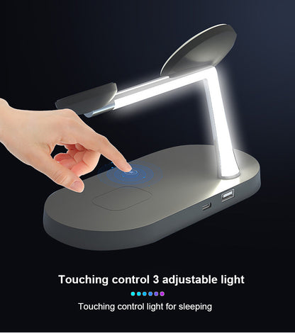5-in-1 Magnetic Wireless Charging Stand with Night Light (photo 7)