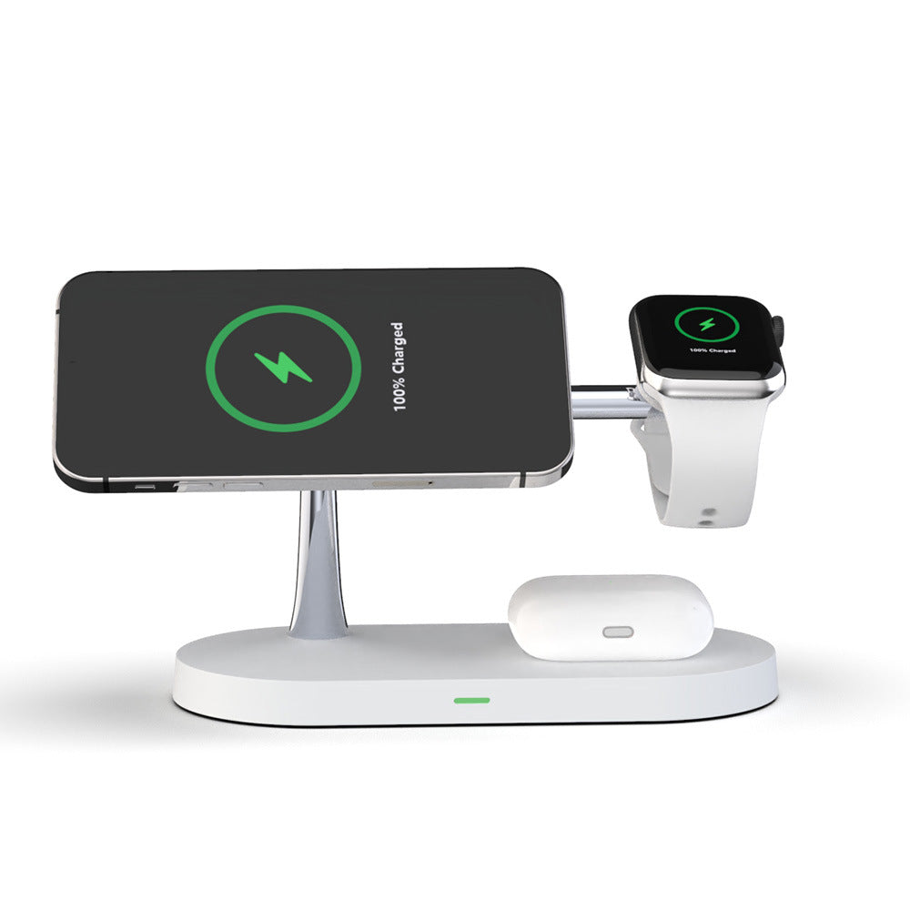 5-in-1 Magnetic Wireless Charging Stand with Night Light (photo 3)