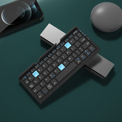 Mini Folding Bluetooth Keyboard with Stand (photo 2)