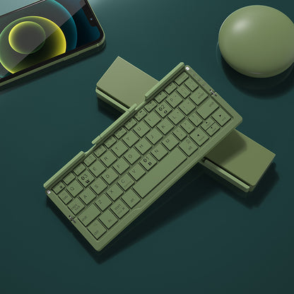 Mini Folding Bluetooth Keyboard with Stand