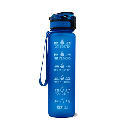 1 L Tritan Water Bottle with Time Markers (photo 13)