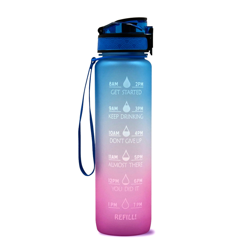 1 L Tritan Water Bottle with Time Markers (photo 5)