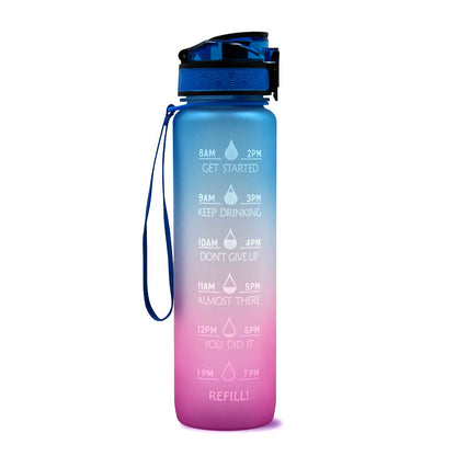 1 L Tritan Water Bottle with Time Markers (photo 5)