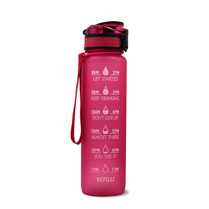 1 L Tritan Water Bottle with Time Markers (photo 12)
