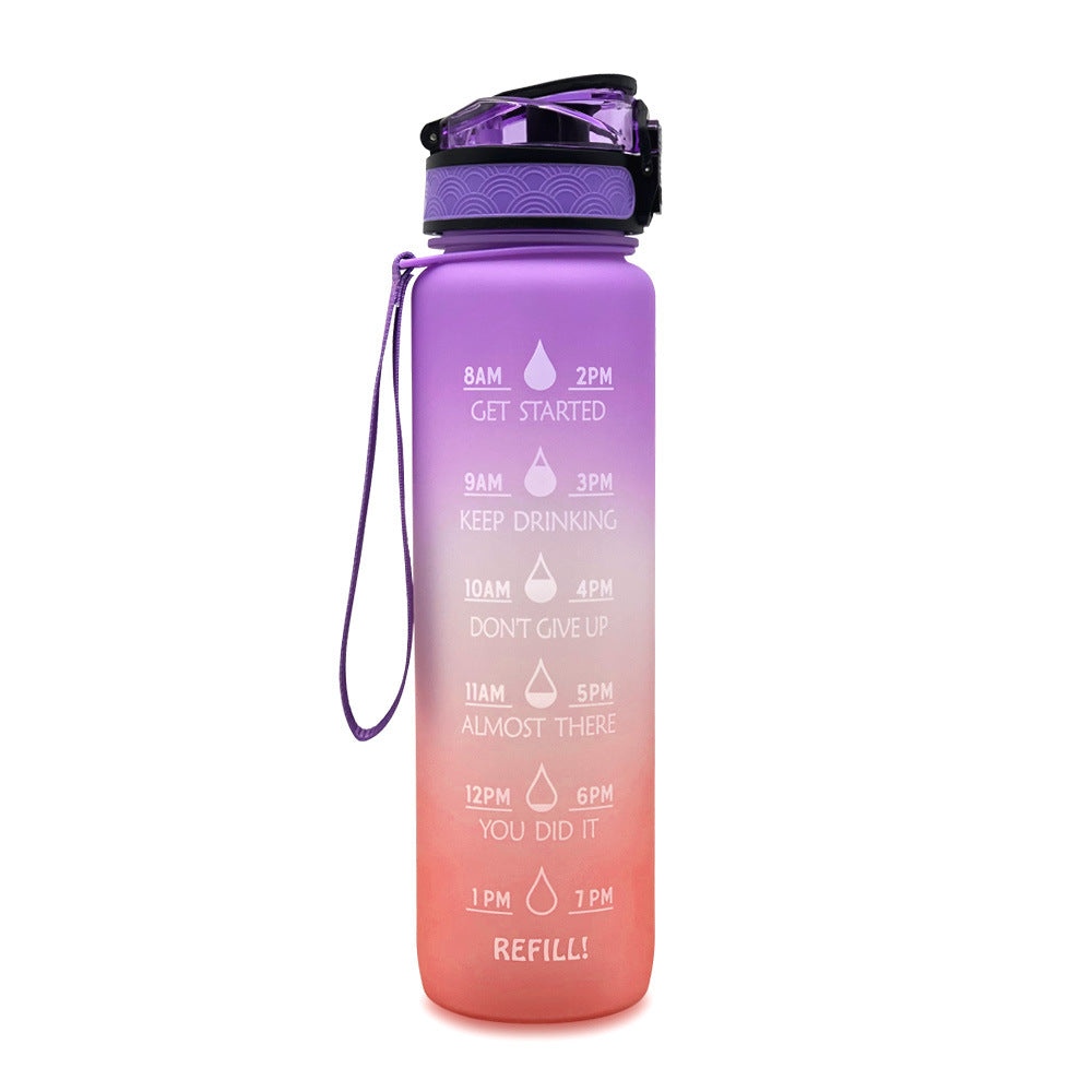 1 L Tritan Water Bottle with Time Markers (photo 9)