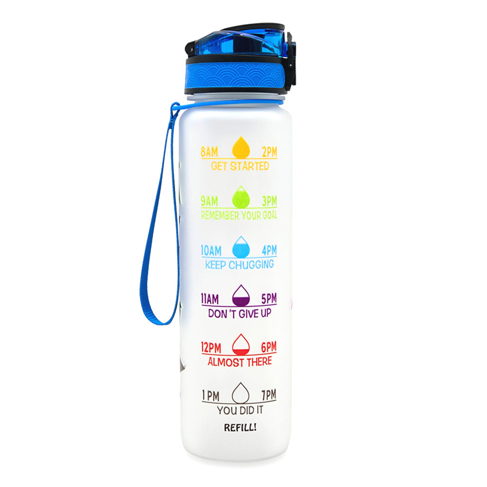 1 L Tritan Water Bottle with Time Markers (photo 16)