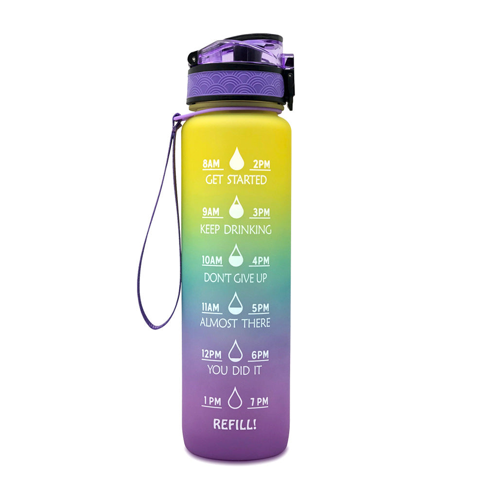 1 L Tritan Water Bottle with Time Markers (photo 10)