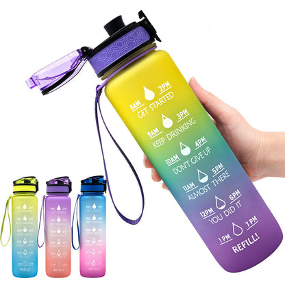 1 L Tritan Water Bottle with Time Markers (photo 4)