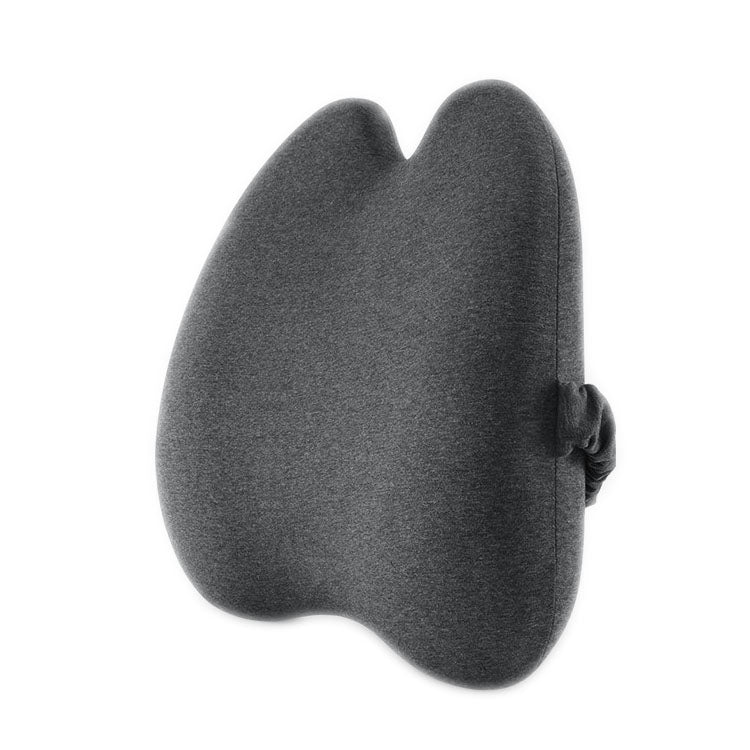 Memory Foam Lumbar Support Cushion for Chairs - Dark Gray (photo 1)