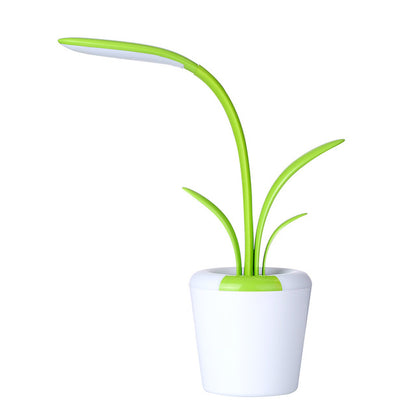 Plant-Shaped Rechargeable LED Table Lamp with Night Light Mode (photo 9)