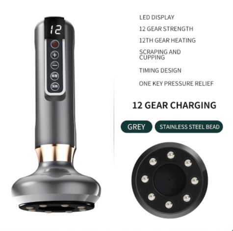 Electric Cupping and Gua Sha Body Massager, Rechargeable (photo 15)