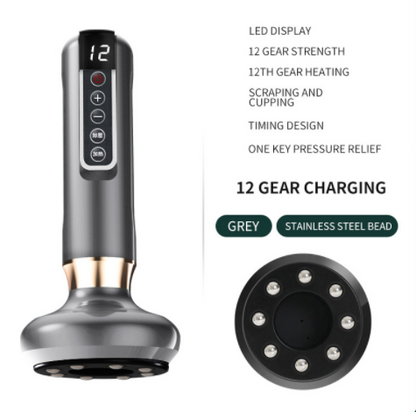 Electric Cupping and Gua Sha Body Massager, Rechargeable (photo 15)
