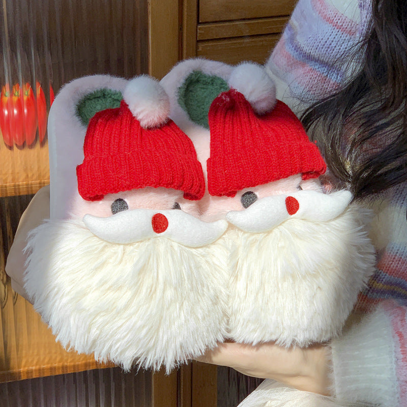 Santa Claus Plush Slippers (photo 2)
