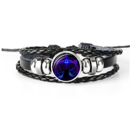 Zodiac Sign Glow-in-the-Dark Braided Bracelet (photo 16)
