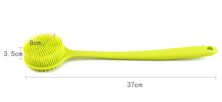 Silicone Back Scrubber with Long Handle (photo 6)