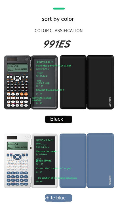 Foldable Scientific Calculator with LCD Writing Pad (photo 12)