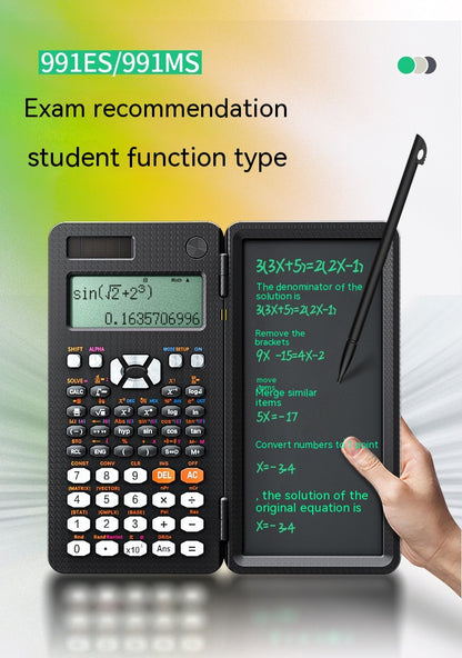 Foldable Scientific Calculator with LCD Writing Pad (photo 15)