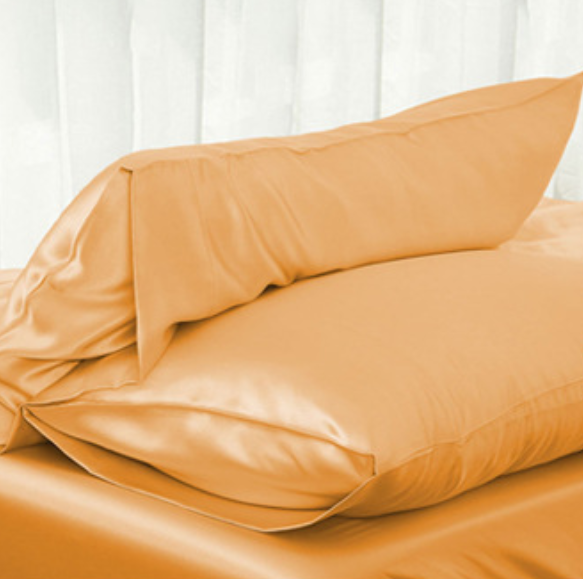 Satin Pillowcase, Polyester - Light Beige (photo 3)