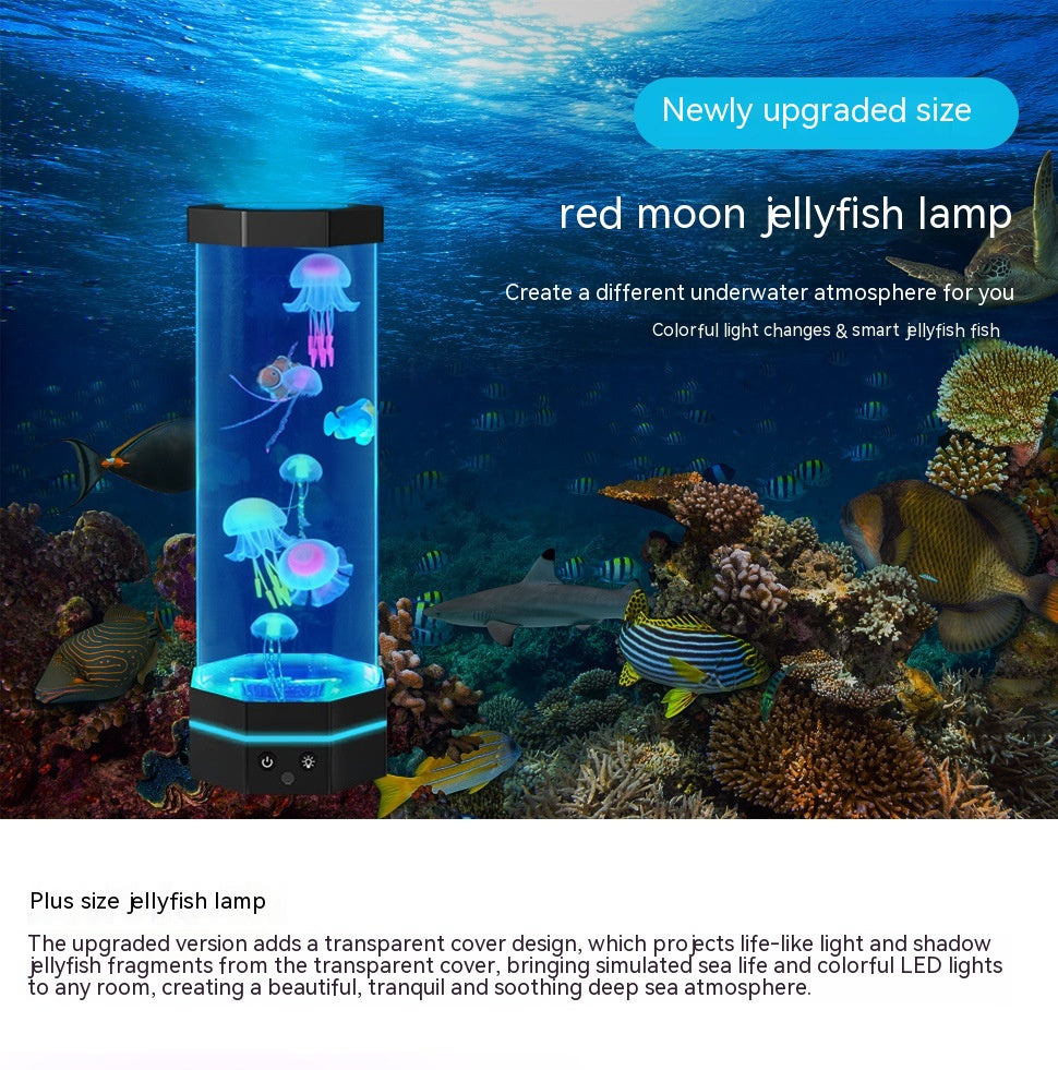 15-Inch Jellyfish Lava Lamp with Remote, 17 Colors (photo 7)