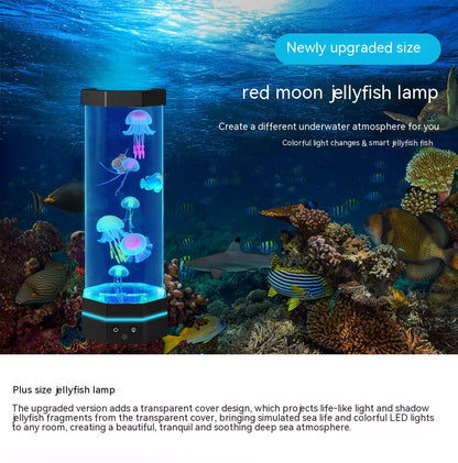 15-Inch Jellyfish Lava Lamp with Remote, 17 Colors (photo 7)