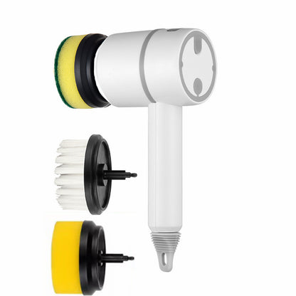 Rechargeable Electric Cleaning Brush with Interchangeable Heads (photo 5)