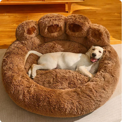 Round Plush Pet Bed for Dogs and Cats, 50 to 110 cm (photo 15)