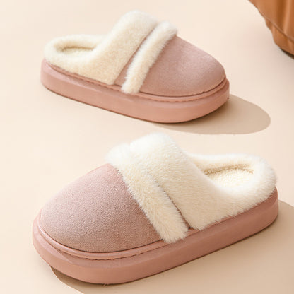Warm Plush-Lined Cotton Slippers (photo 7)