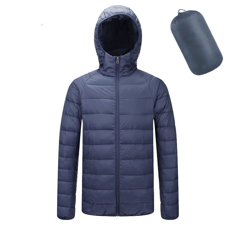 Men's Lightweight Padded Jacket, Hooded or Stand Collar (photo 7)