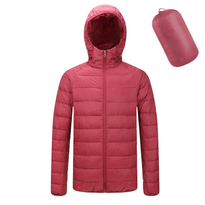 Men's Lightweight Padded Jacket, Hooded or Stand Collar (photo 10)