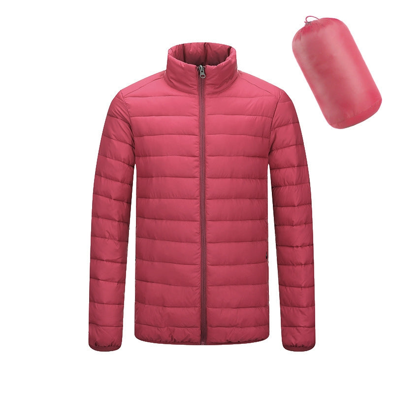 Men's Lightweight Padded Jacket, Hooded or Stand Collar (photo 14)