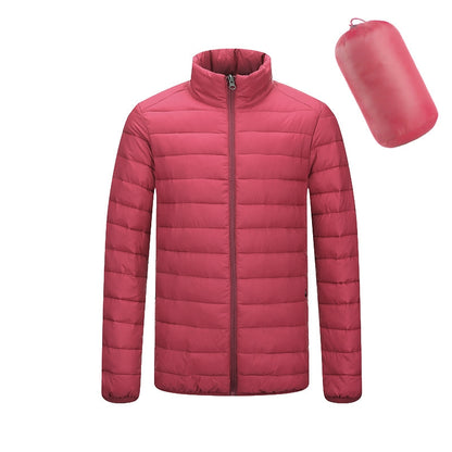 Men's Lightweight Padded Jacket, Hooded or Stand Collar (photo 14)