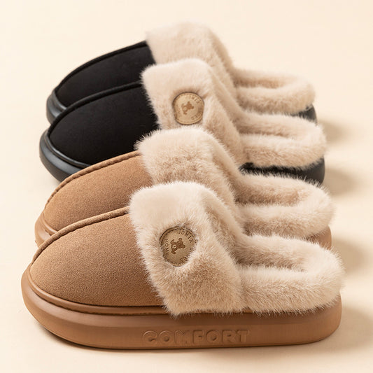 Plush Winter House Slippers