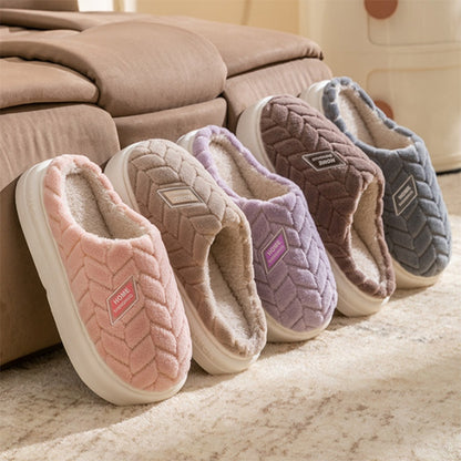 Thick-Sole Plush Winter House Slippers (photo 6)