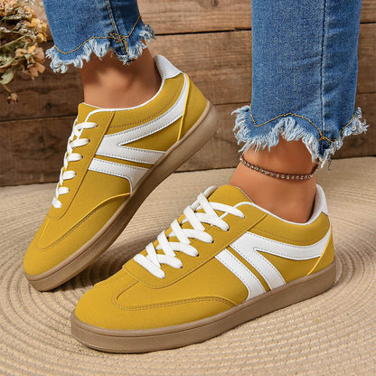 Women's Lace-Up Round-Toe Sporty Flats