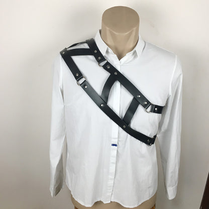 Leather Double-Ring Harness Strap (Adult) (photo 2)