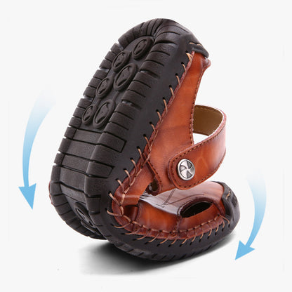 Men's Closed-Toe Adjustable Slide Sandals (photo 8)