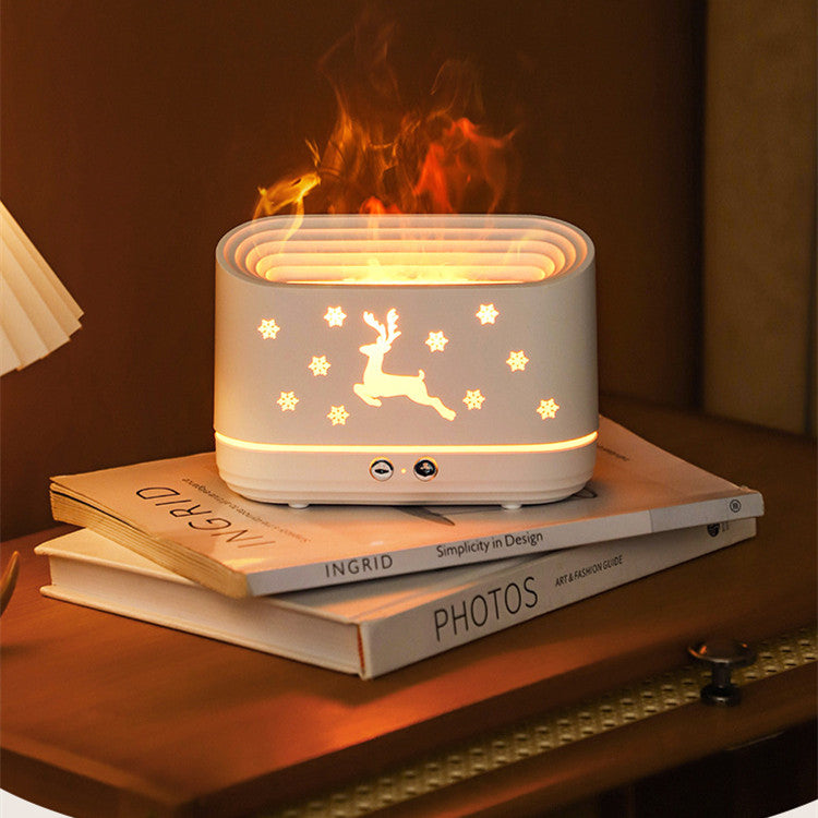 Reindeer Flame Effect Humidifier and Aroma Diffuser, USB (photo 3)