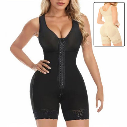 Women's Full-Body Shapewear Bodysuit with Zipper Crotch (photo 7)